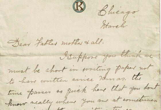 M115.1: Letter from Kate to her parents and family