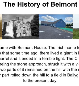 The History of Belmont
