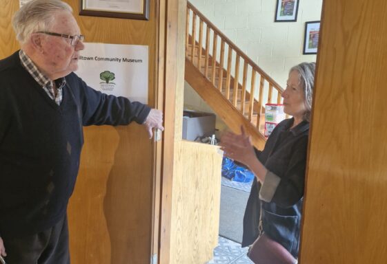 Paintings Conservator Visits Milltown Community Museum