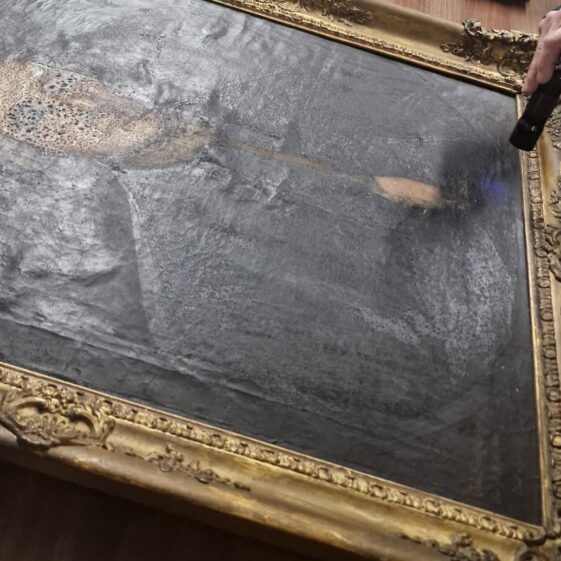 Paintings3 Paintings Conservator Visits Milltown Community Museum