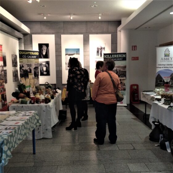 Overall-display A section of display at Galway City Museum showcasing work of Heritage Groups for Gastronomy project | Photo: Bernadette Forde