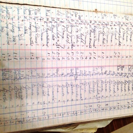 Page 32 from Keane's old shop ledger 1938-1939 | Bernard and Dolores Keeley, Knock, Barnaderg
