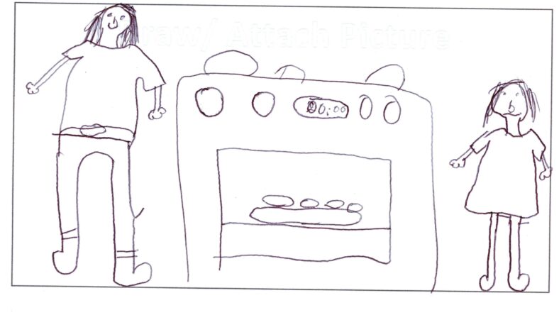 Cooks watching scones baking in oven | Maeve Killilea, Cahergal NS