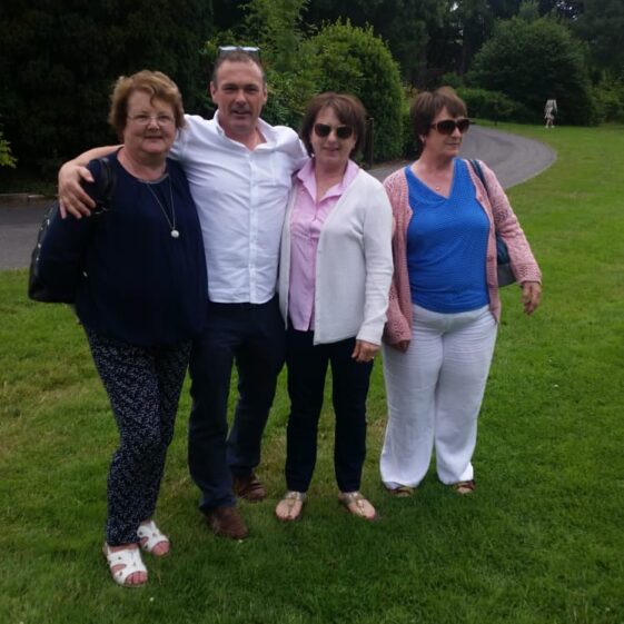 HKSP2616 Phil Butler, Barnaderg, Brendan O'Boyle, Ann Heneghan and Mary Rooney | Photo: Eileen O'Connell