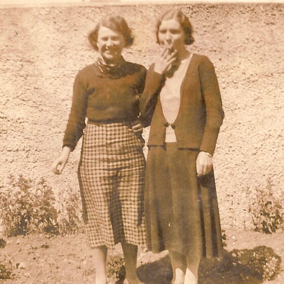 Annie-Keane-and-friend Annie Keane and friend | Killererin Heritage Society