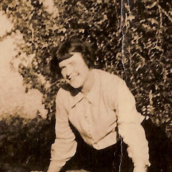 Josie-Fagan-possibly-neighbour-of-Annie-Keane Josie Fagan, daughter of Mary Fagan, who owned the nearby Fagan's shop. | Killererin Heritage Society