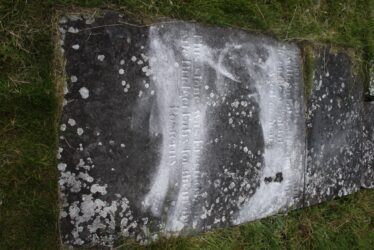 1818 gravestone of William Fahy, Creevaghbaun | Killererin Heritage Society