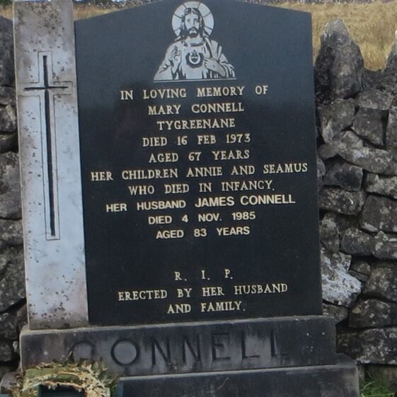 18.-Connell-Mary-Annie-....-Tygreenane1 Grave18: Connell family Tygreenane | Bernadette Forde, Killererin Heritage Society