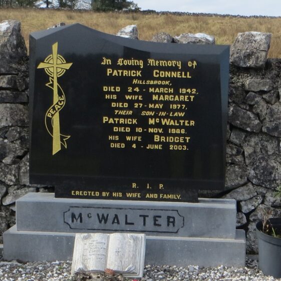 19.-Connell-Patrick-...-McWalter-Copy Grave 19: Connell McWalter families, Hillsbrook | Bernadette Forde, Killererin Heritage Society