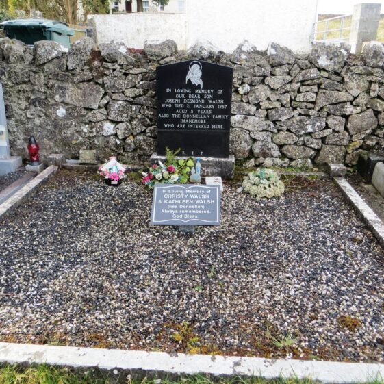 2.-Walsh-Jos.-Desmond-and-Donnellan-family-Imanemore-2 Grave 2 - Grave of Joseph Desmond Walsh and the Donnellan family, Imanemore and also Christy Walsh and Kathleen Walsh nee Donnellan | Bernadette Forde, Killererin Heritage Society