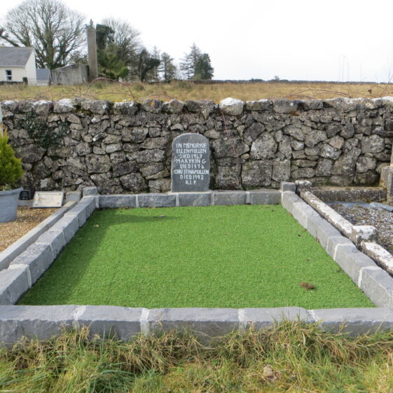 8.-Mullen-King Grave 8 - Ellen Mullen, Mary King and Christina Mullen | Bernadette Forde, Killererin Heritage Society