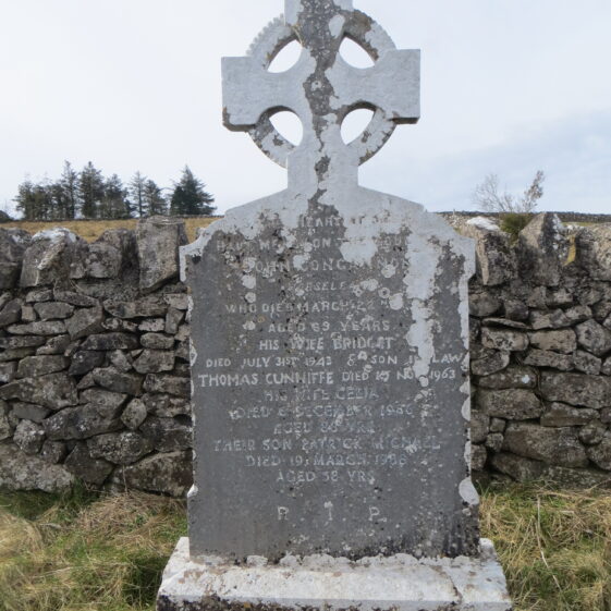 Concannon-Cunniffe-Horseleap Grave 25: Concannon and Cunniffe families, Horseleap | Bernadette Forde, Killererin Heritage Society