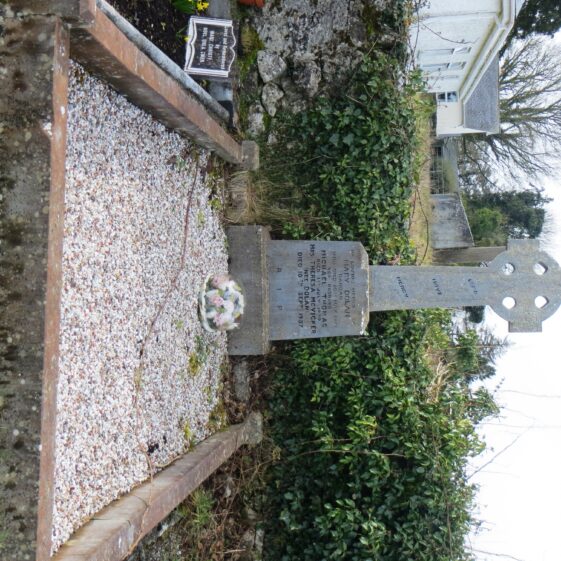 Grave 4: Dolan-Thomas-McVicker-Dangan-Grave-4 Grave 4: Mary Dolan and her husband Michael Thomas, Dangan and also Mrs. Theresa McVicker nee Dolan | Bernadette Forde, Killererin Heritage Society