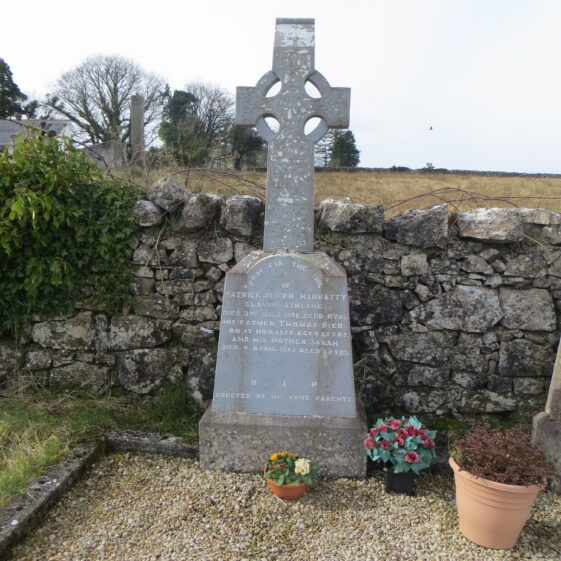 Grave 11A: Hanratty - Gilmore Grave 11A: left hand side of two double plots which are kerbed as one. | Bernadette Forde, Killererin Heritage Society