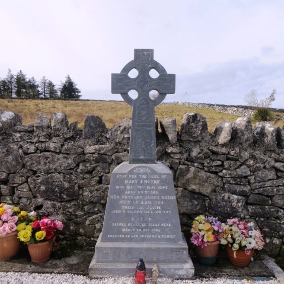 Noone.-Mary-J.-James-and-John-23-2 Grave 23: Mary J. Noone and family | Bernadette Forde, Killererin Heritage Society