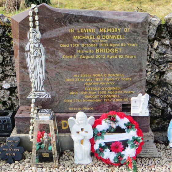 Grave 6: ODonnell-Michael-and-family-Feigh-North-6-2 Grave 6 - O'Donnell family, Feigh North | Bernadette Forde, Killererin