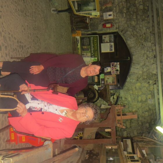 Bridie-and-Anne-Treacy L-r: Bridie Kilkelly and Anne Treacy sitting comfortably at the Museum | Bernadette Forde