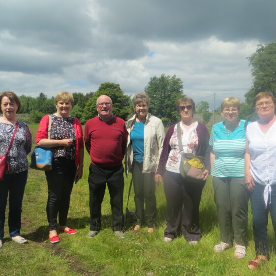 Some-of-the-group-in-walled-garden-2 Some of the group in the walled garden with our guide | Bernadette Forde