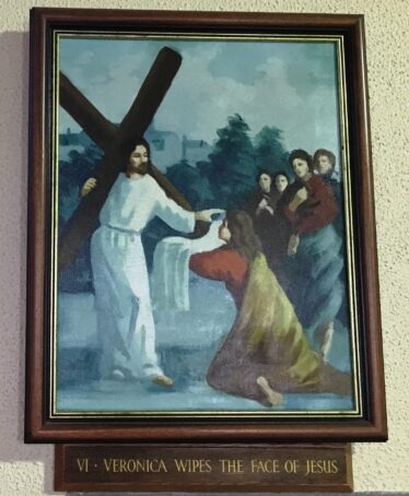 6th Station of the Cross in St. Mary's Church, Killererin (Veronica wipes the face of Jesus) | Bernadette Forde