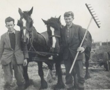 L-r: Tom McHugh and Mickey Coleman, (both from Togher) | Photo: out and about 2013 p. 42