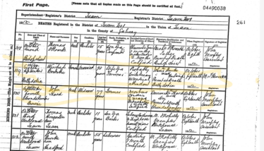 Death record for John Hard, Cloondahamper Brown, 1912 | chrome-extension://efaidnbmnnnibpcajpcglclefindmkaj/https://civilrecords.irishgenealogy.ie/churchrecords/images/deaths_returns/deaths_1912/05348/4490038.pdf
