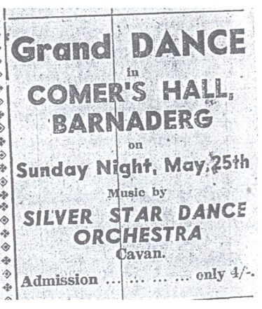 Comer's Ad  | Killererin Heritage Society