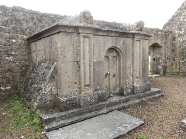 Tomb of Rev. Austin Barry who died in October 1780. | Killererin Heritage Society 2015