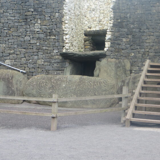 Entrance to Newgrange (2) Entrance to site at Newgrange | Photo: Bernadette Forde