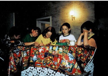 Kate Forde and group at table | Photo: Bernadette Forde
