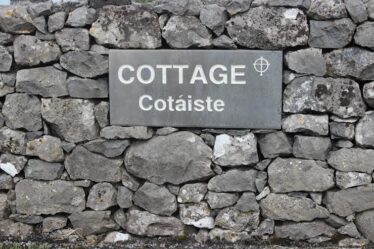 Sign for Cottage 