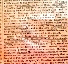 Great Extermination on Martin Joseph Blake's Property