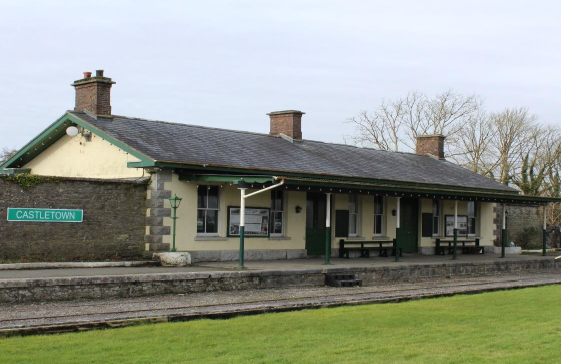 Fig. 16 - Ballyglunin Station, January 2024. The Station featured as Castletown Station in The Quiet Man movie made in 1951, accessed 15 February 2024. | Photo: Catherine Forde