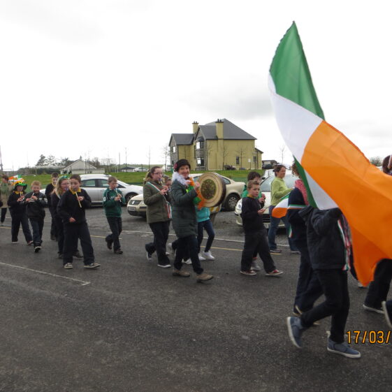 Local schoolchildren lead our parade in 2014 | Photo: Bernadette Connolly