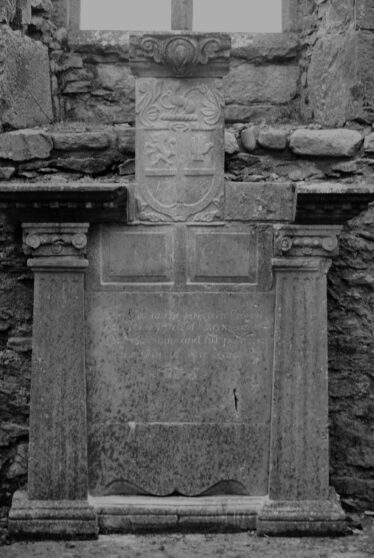 Burke wall tomb. This tomb has obviously reassembled. some pf the decorative stonework form the top is missing. The rest was put together in a slightly jumbled fashion.  | Christy Cunniffe