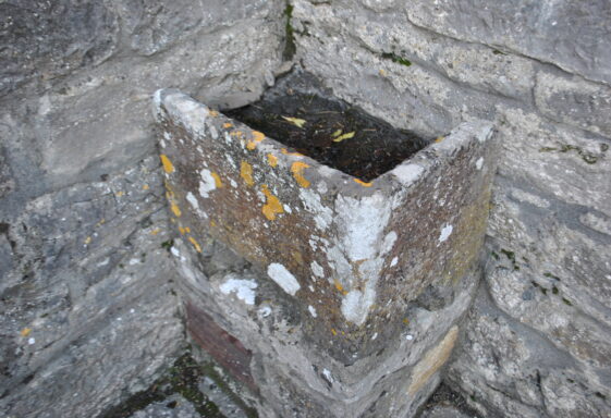 Kilcorban baptismal font.