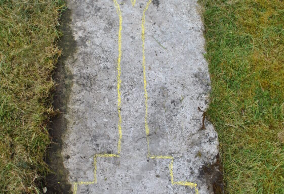 Grange seventeenth-century style slab