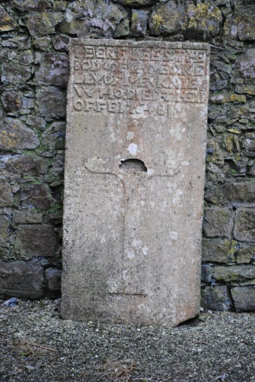 Kelly of Mackney grave-slab at Clontuskert priory. | Christy Cunniffe