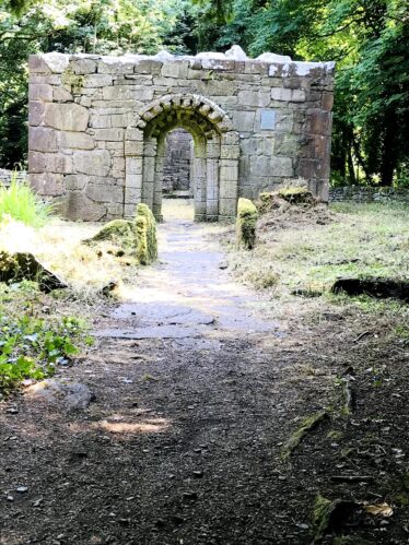 12th Century Chapel door, Inchagoill by Antoinette Lydon