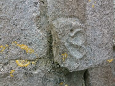 late medieval butterfly detail