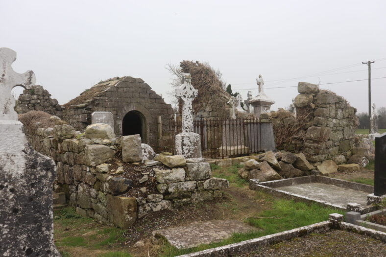 Church ruin with graves surrounding it | B. Doherty