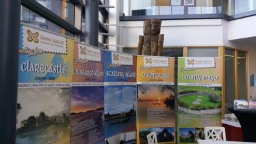 Pull up banners from around the country - Daoine agus Ait Project