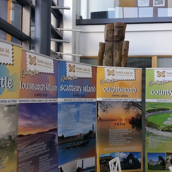 Pull up banners from around the country - Daoine agus Ait Project | B. Doherty