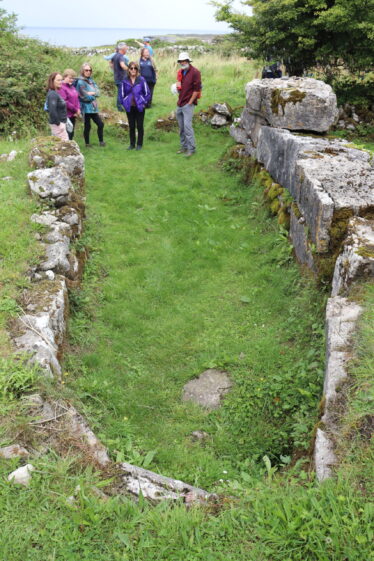 Drystone surround at holy well | B. Doherty 2022