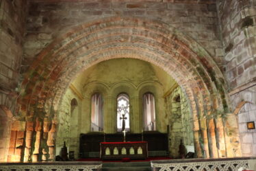 Chancel Arch, sandstone, Tuam | B. Doherty 2022