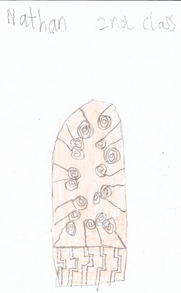 Swirls on a astone