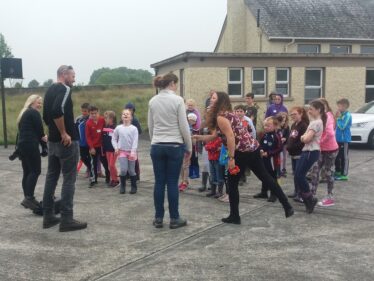 New Inn, Bullaun, Gurteen, Ballymacward, Galway City children at play in Woodlawn
