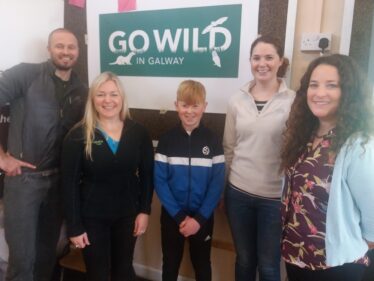 John Lusby and his Go Wild Team in Woodlawn 2018