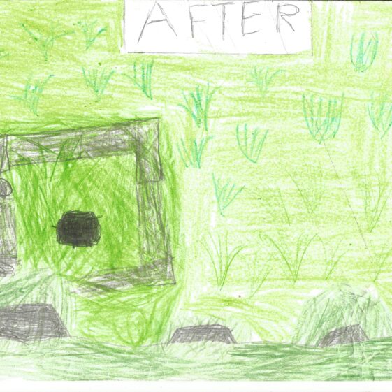 afterJPEG The Ringfort as seen today | 5/6th Class Student, Scoil Eanna