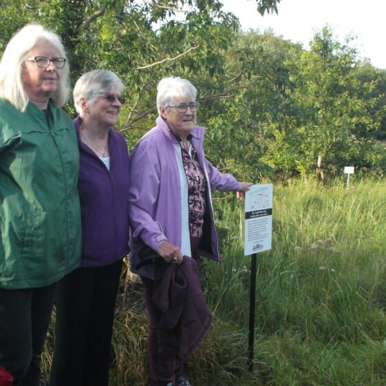 DSCF4626 Angela Magennis, and Maeve's sisters unveil new signage for Golden Mile | B. Doherty 2019