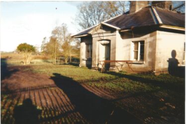 Single storey structure, with front porch.